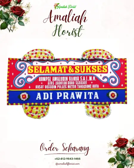 Papan Bunga Ucapan Selamat Genengmulyo